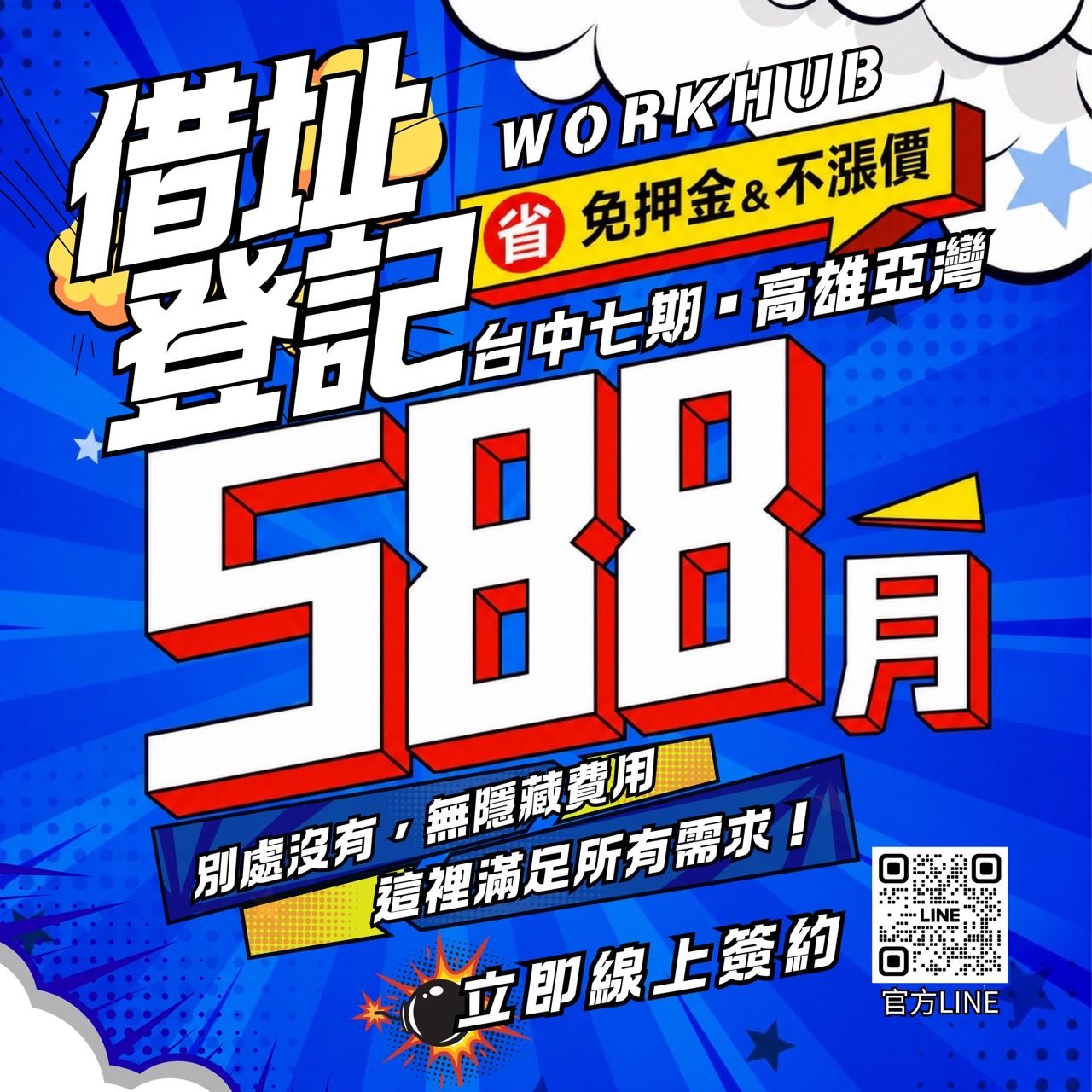 全台最殺！公司登記每月只要 $588