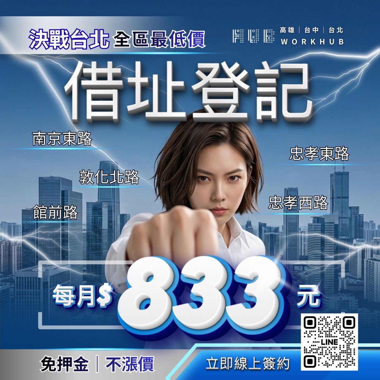 顛覆台北商務常態!全區最低價,徹底解放你的創業資金!